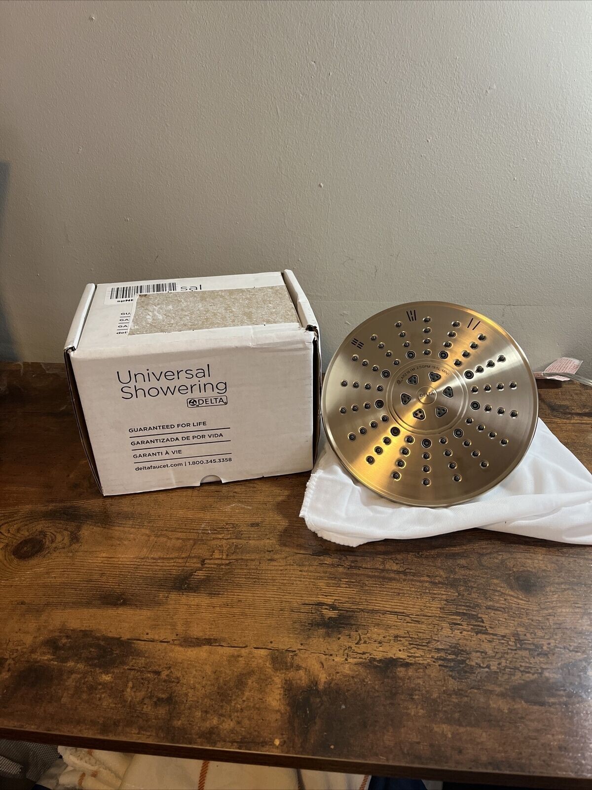 Delta 52680CZ 3 Spray TouchClean Raincan Shower Head Open Box eBay