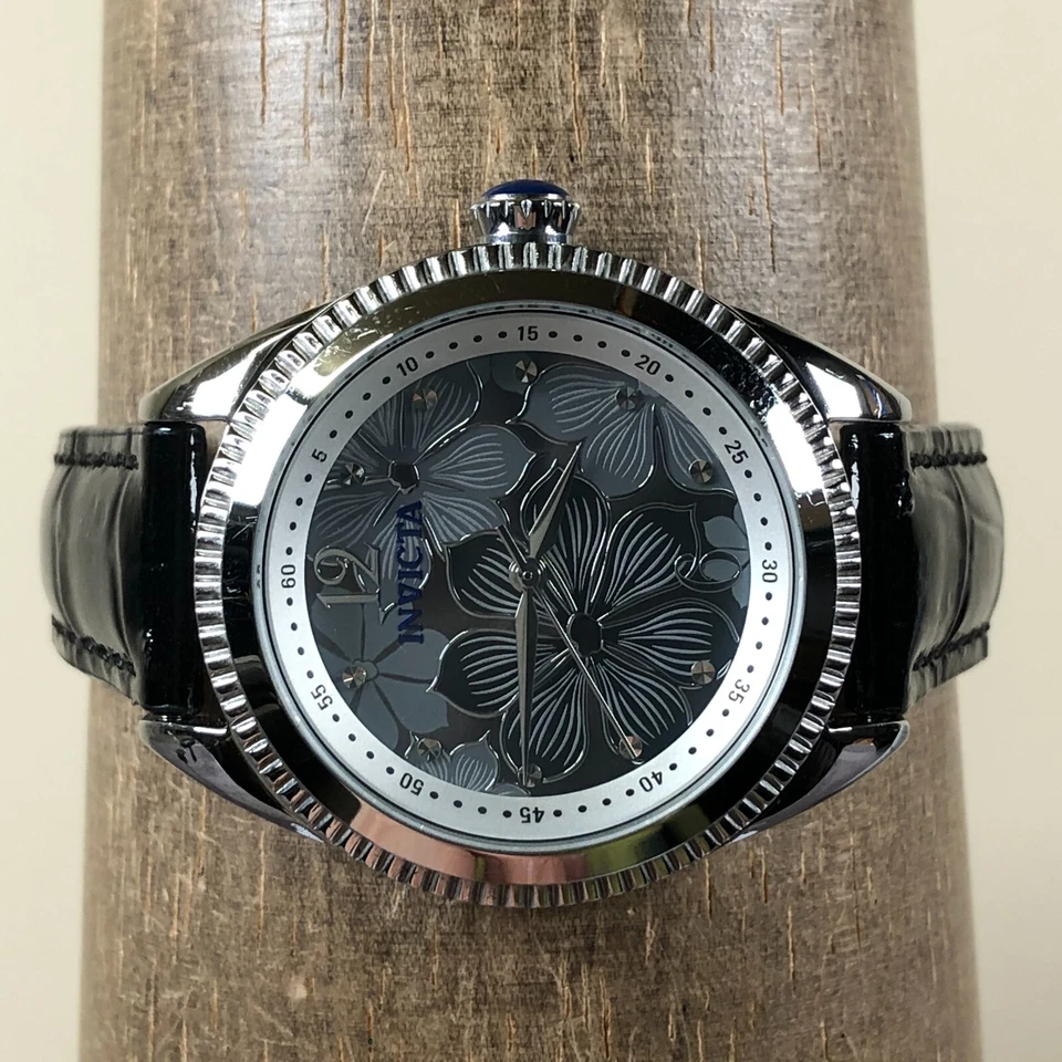 Invicta Wildflower Women 37089 Diamond Accent Leather Quartz 35mm Watch 7 1/4" - Image 2 of 4