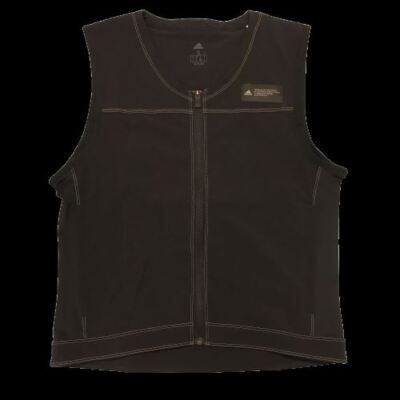 Adidas FB Hype Vest Mens Small Training Gear Black Logo Full Zip NEW WITH TAGS