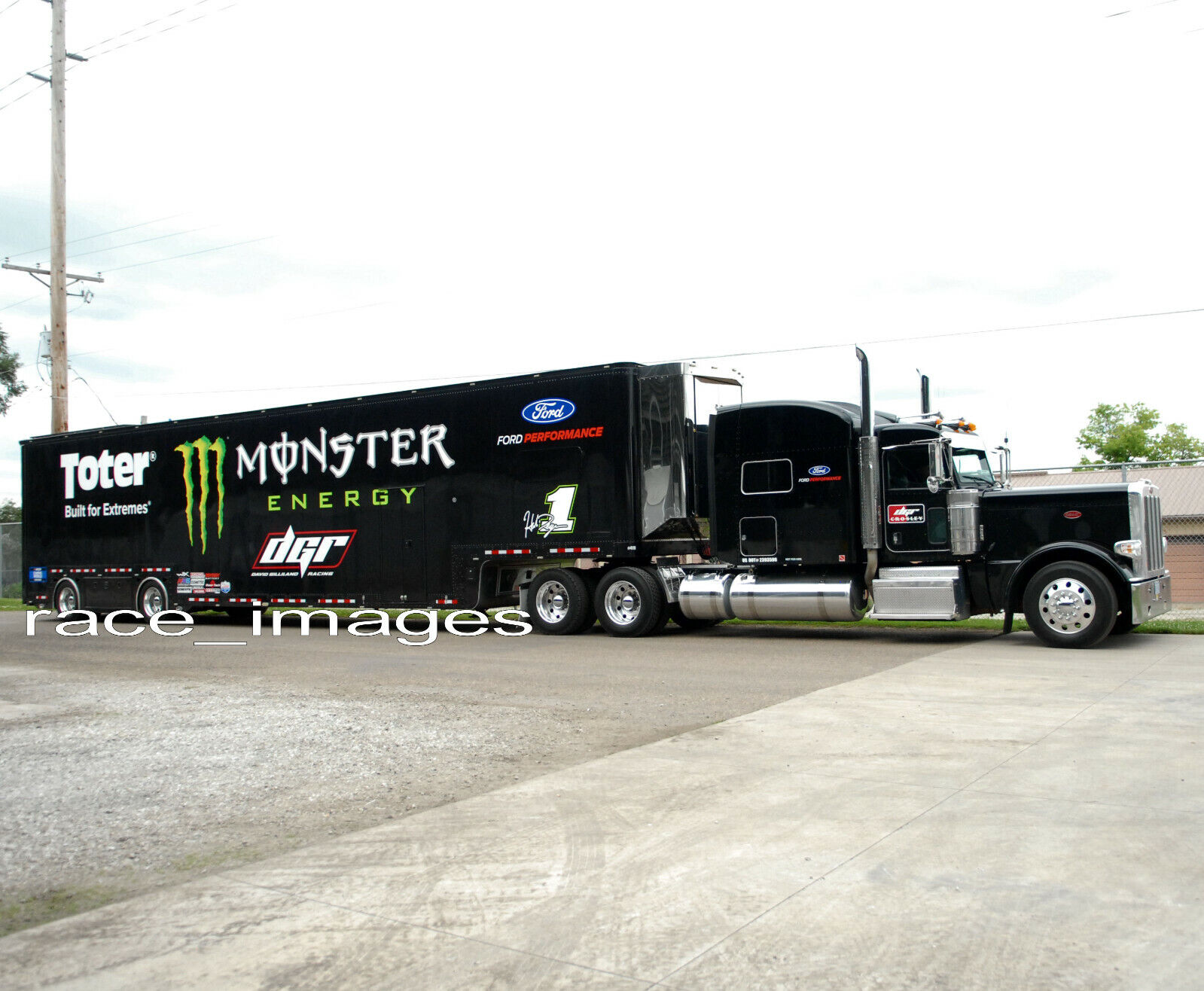 Monster Energy Truck and Trailer 