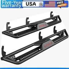 🥇🎱Running Boards For 2015-2024 Chevy Colorado / GMC Canyon Crew Cab Step Nerf 