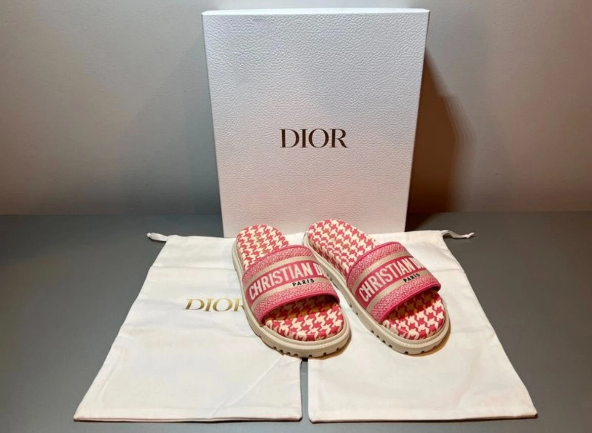 Christian Dior Dway Slides pivoine rose