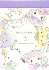 Sanrio Kuromi My Melody Sweet Piano Letter Set Sticker / Made in Japan 2021