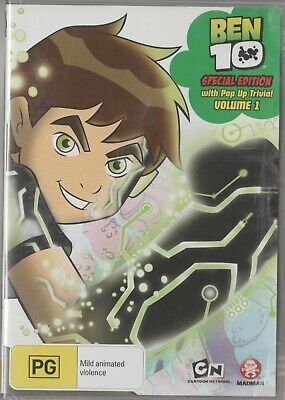 Ben 10 - Volume 1 (DVD, 2009, Special Edition With Pop Up Trivia!) Region 4 | eBay