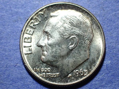1963 Roosevelt Dime  Ch. BU