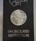 1884 CC US Morgan Silver Dollar Unc GSA Case.