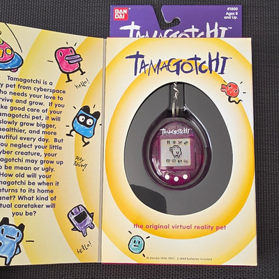 Bandai Tamagotchi Original Virtual Pet (1996-1997) MPN #1800 Translucent Pink