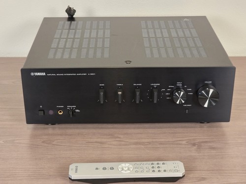 Yamaha A-S501 Integrated Stereo Amplifier (schwarz) mit Fernbedienung - GETESTET