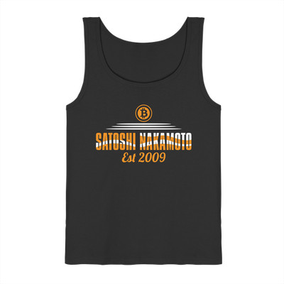 Satoshi Nakamoto - Est. 2009 - Herren Tank-Top Shirt | BTC Bitcoin Wallet