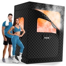 Sauna, Extra Large Sauna Box, Portable Steam Sauna Tent with 2 2 Person