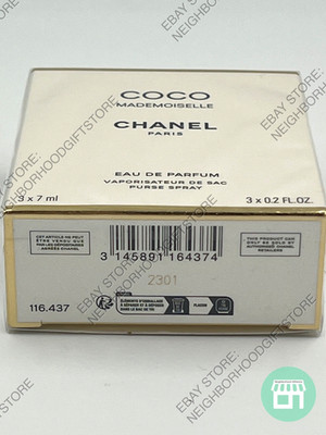 CHANEL COCO MADEMOISELLE Eau De Parfum 3 x 0.2fl.oz PURSE SPRAY
