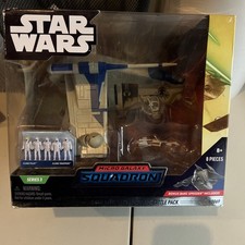Star Wars Micro Galaxy Squadron Grand Army Of Republic Gunship Battle Pack BLUE