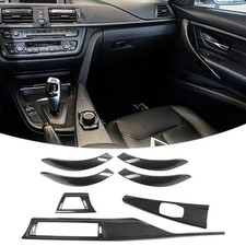 7PCS Dekorleisten KOHLEFASER Interieurleisten Kit F�r BMW F30 F31 F32 F34 F36
