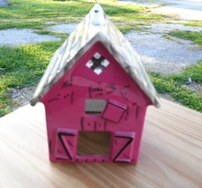 The White Barn Candle Co Haunted Barn Ghosts Luminary Halloween Ceramic Top only