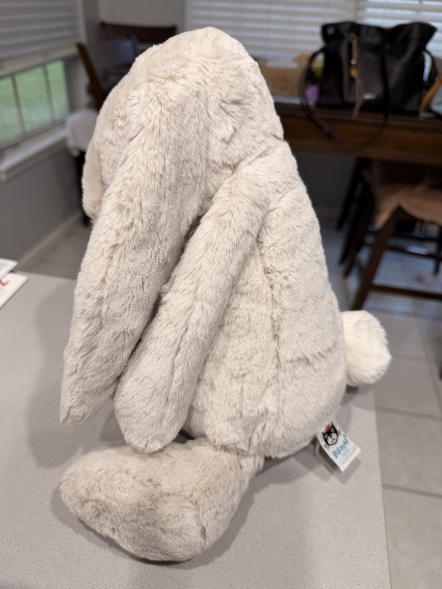 Jellycat Bashful Oatmeal Large Bunny NWT Authentic | eBay