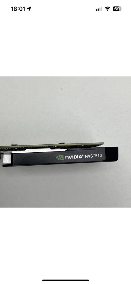 NVIDIA NVS 510 2GB PCI-E PCI Express Quad Monitor DPort Graphics Card HP C2J98AA - Image 3 of 4