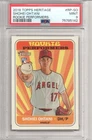 2018 Topps Heritage Shohei Ohtani PSA 9 Rookie Performers #RP-SO Mint Angels RC