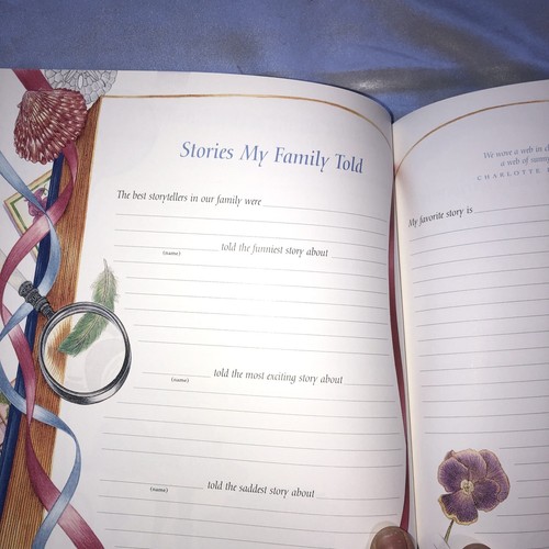 Grandmothers Gift A Memory Book for My Grandchild Family History Journal - Picture 8 of 17