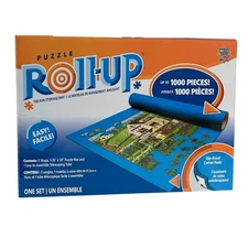 MasterPieces Puzzle Roll Up Storage Mat Rectangle 30" x 36" Slip-Proof Corners