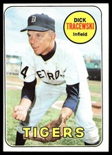 1969 Topps Dick Tracewski #126 Detroit Tigers