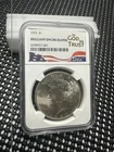 1923 peace dollar bu
