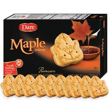 Dare Maple Leaf Crème Cookies – Classic Canadian Cookie Made with Real Maple... 