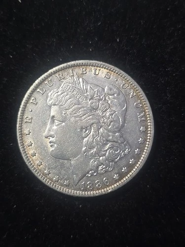 1886 O Morgan Silver Dollar Xf/Au