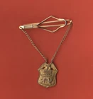 VINTAGE BUFFALO POLICE MUTUALAID BADGE AND TIE CLIP