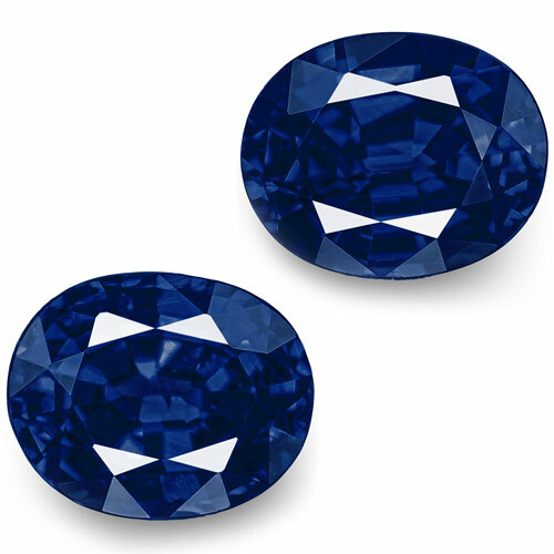 IGI Certified NIGERIA Blue Sapphires 1.10 Cts Natural Untreated Oval - Picture 1 of 7