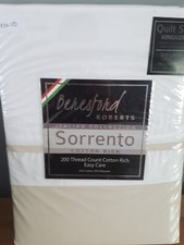 King Size Duvet set Natural/ linen / white / neutral bedding set