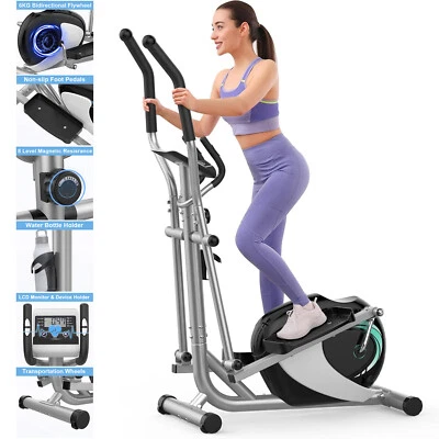 MARKENLOS Crosstrainer für Zuhause Cardio Fitness Ellipsentrainer Heimtrainer Stepper