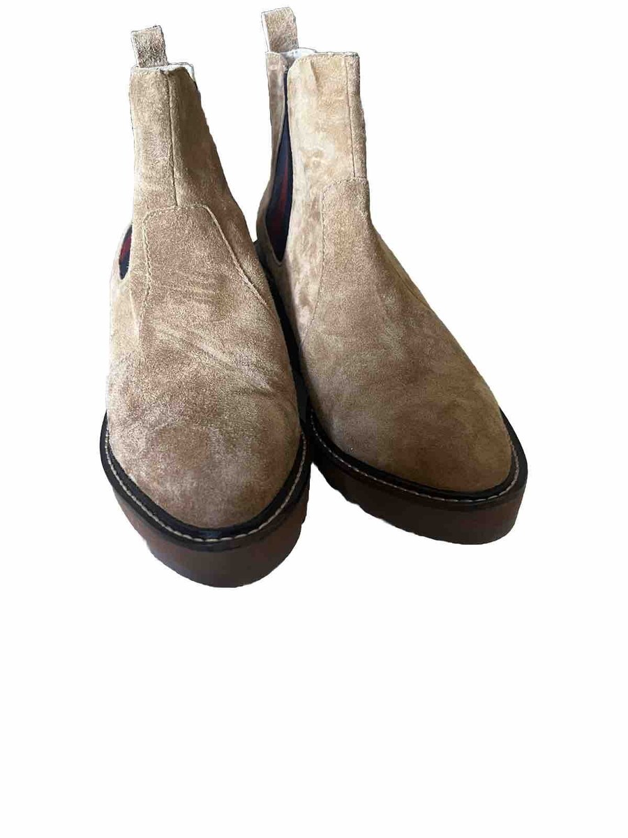 CECELIA NEW YORK Tan Suede Wedge Boots Cecelia New York Gemma Wedge Boots | Anthropologie main image 4