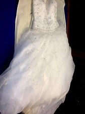 White wedding dresses size 12