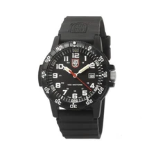 Genuine Luminox XS.0321 Quartz Men's Watch Sea Turtle Black Rubber Made in Swiss