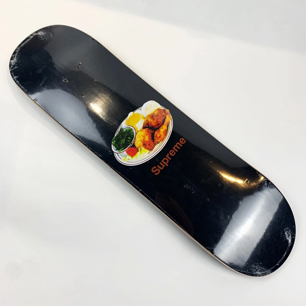 SUPREME CHICKEN DINNER SKATEBOARD DECK BLACK SS18