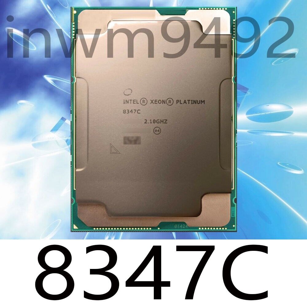 Intel Xeon Platinum 8347c 2.10ghz 36-core 54mb210w srkj6 lga Intel Xeon Platinum 8347c 2.10ghz 36-core 54mb210w srkj6 lga