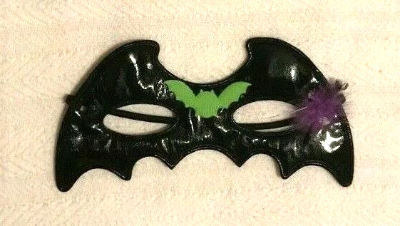 Máscara de ojos de murciélago negro y vestido de cabeza de murciélago negro 2 piezas ACCESORIO DE DISFRAZ Foto 2 de 4