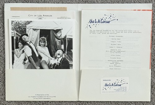 The L.A. Zirkus Pressemappe Fotos, Geschichten, Briefe etc. 1992 - Bild 13 von 13