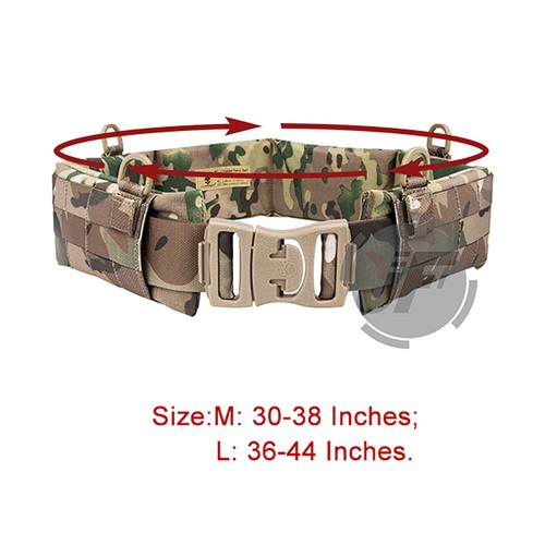 Emerson Heavy Belt Padded Tactical Patrol Battle Waist Duty Waistband MOLLE - Picture 2 of 14