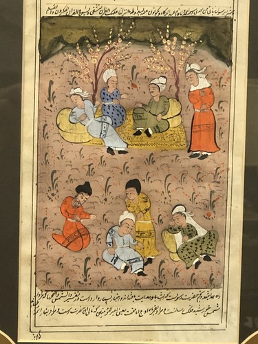 Original Antique Persian Watercolor on Paper - Picture 2 of 5