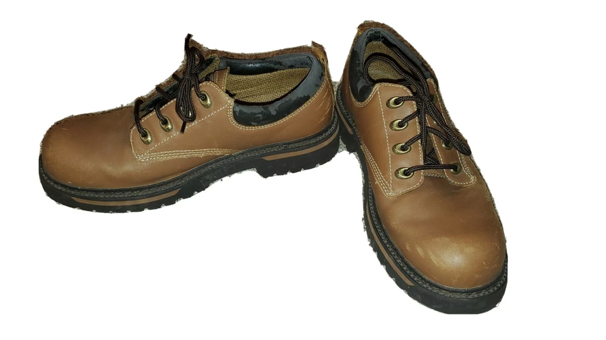 Skechers brown sales work shoes