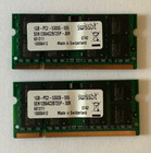 2 x 1 Gigabyte RAM Arbeitsspeicher swissbit ddr2 667 MHz für Laptop