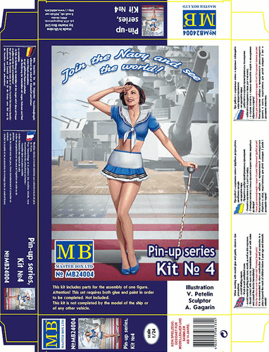 Master Box 24004 "Pin-up" Bausatz № 4 SUZIE Maßstab 1:24 - Bild 2 von 6