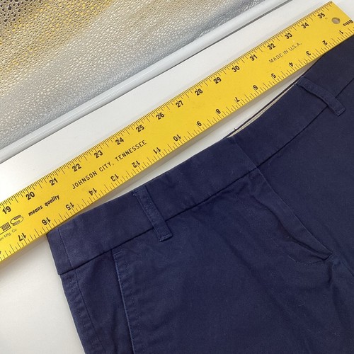 J by J Crew Women’s Flat Front Shorts Navy Blue Size 8 5” Cotton 892 - Picture 7 of 10