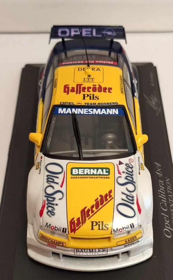 MINICHAMPS 1:43 AUTO OPEL CALIBRA 4x4 DTM PRESENTATION '95 K.LUDWIG 430954191 - Immagine 3 di 4