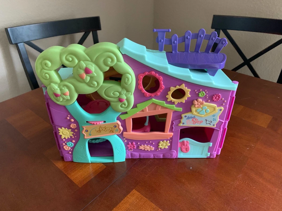 🐶Lps Littlest Pet Shop Purple House 🏡 Vintage Toy 🧸