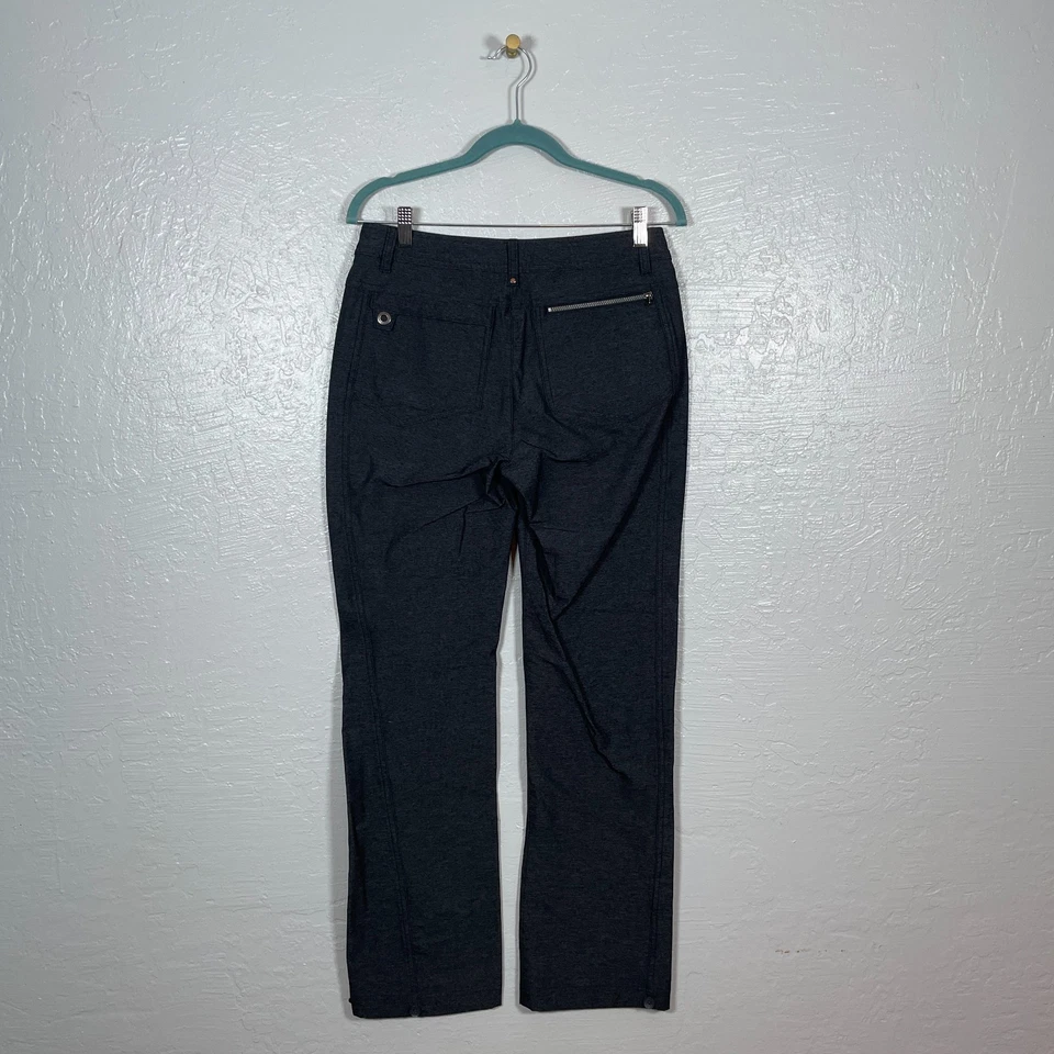 Royal Robbins Mujer 6 Gris Pantalones Bolsillos Elastizados Puño Ajustable Senderismo Granola Foto 4 de 4