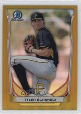2014 Bowman Draft Top Prospects Chrome Gold Refractor /50 Tyler Glasnow #CTP-61
