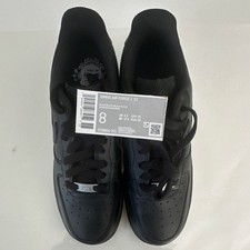 Nike Air Force 1 '07 Triple Black DD8959-001 Leather Black Women's Sneaker