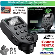 Wireless Flash Trigger for Profoto Air1 Air2 A1X B10 D2 Pro10 – 100CH 6  AODELAN